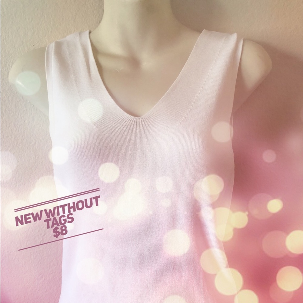 V-neck Sleeveless Sweater